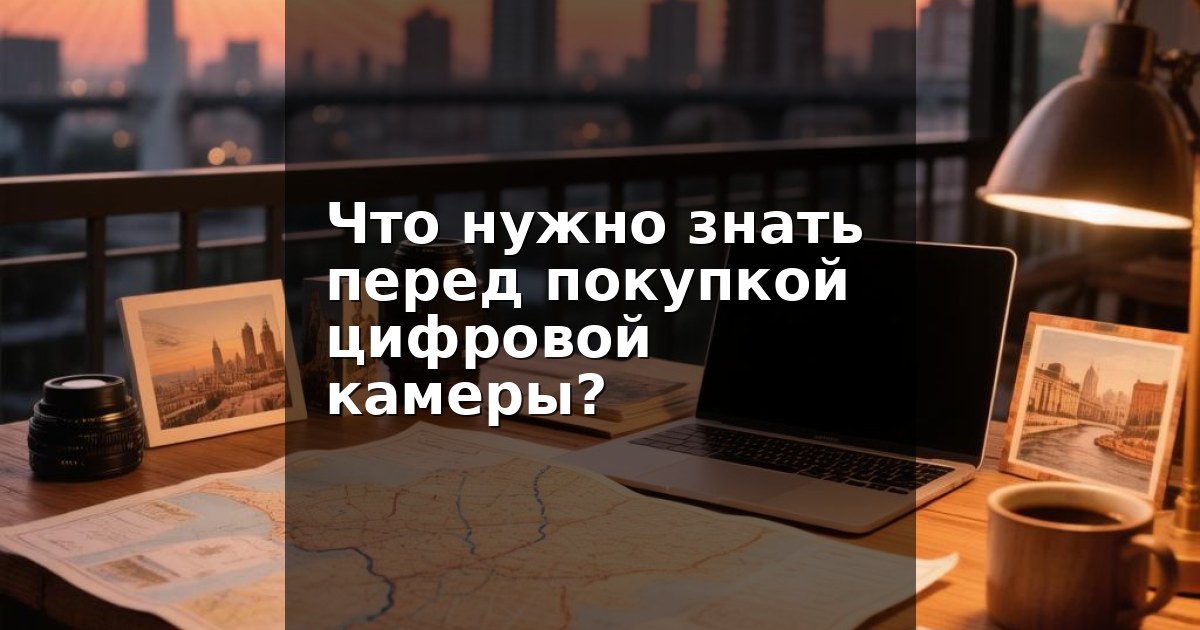 Что нужно знать перед покупкой цифровой камеры?